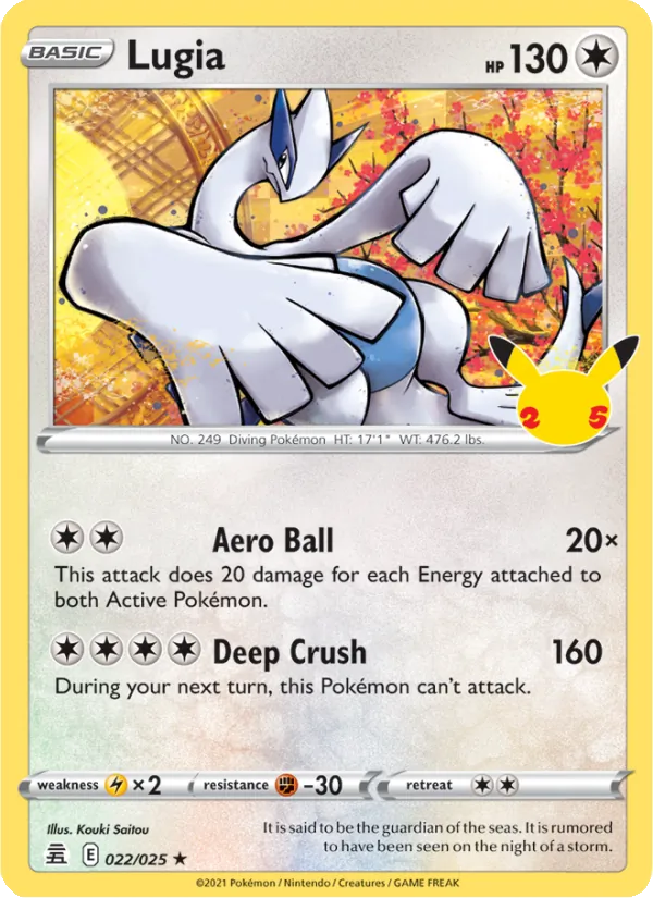 Lugia, Celebrations 022/025