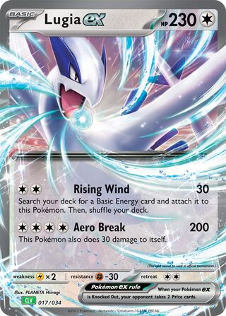 Lugia EX, Pokémon TCG Classic (Venusaur) 017/034