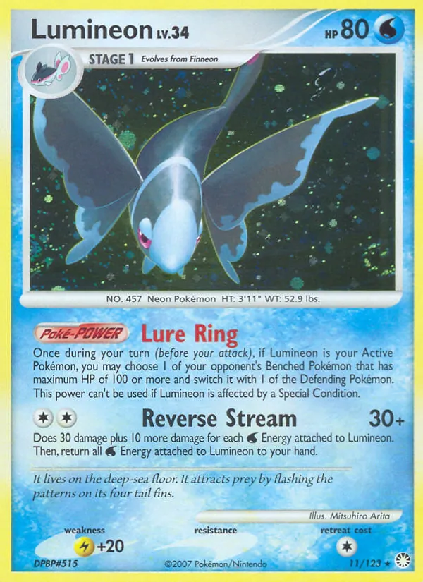 Lumineon, Mysterious Treasures 011/123