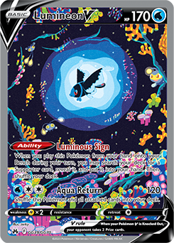 Lumineon V, Crown Zenith Galarian Gallery GG39/70