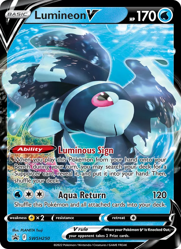 Lumineon V, SWSH Black Star Promos SWSH250/307