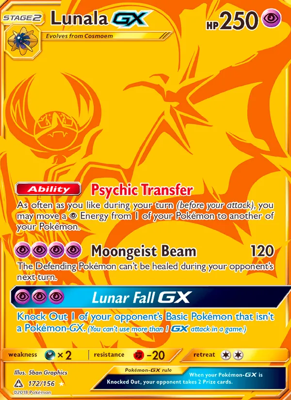 Lunala GX, Ultra Prism 172/156