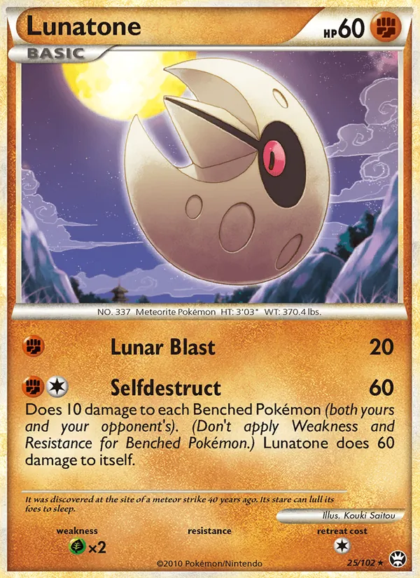 Lunatone, Triumphant 025/102