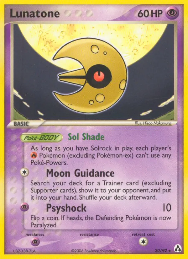 Lunatone, Legend Maker 020/092