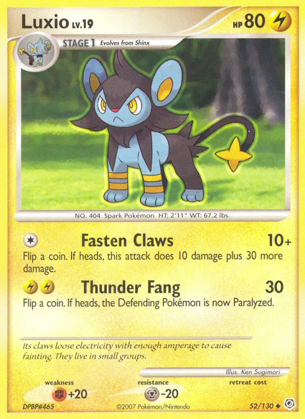 Luxio, Diamond & Pearl 052/130