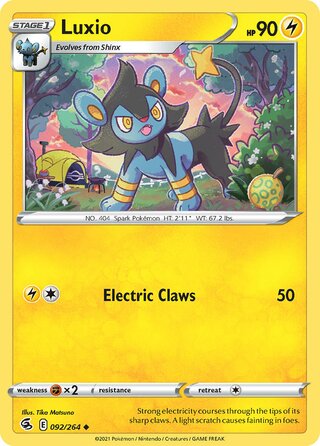 Luxio, Battle Academy 2022 (Pikachu) 092/264