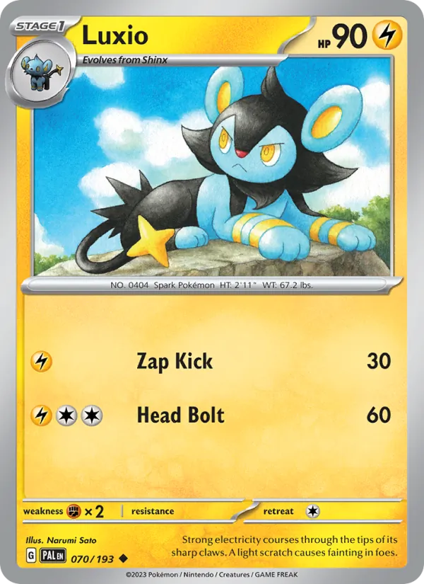Luxio, Paldea Evolved 070/193