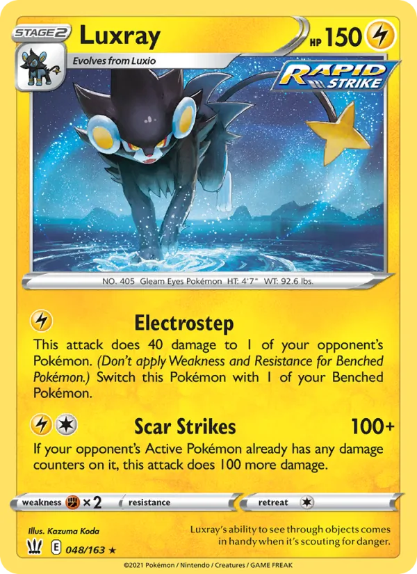Luxray, Battle Styles 048/163