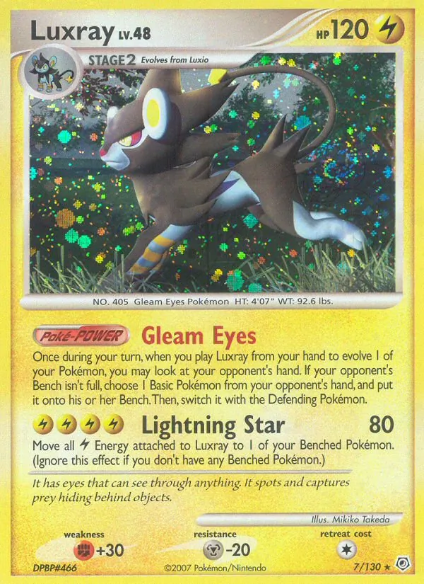 Luxray, Diamond & Pearl 007/130