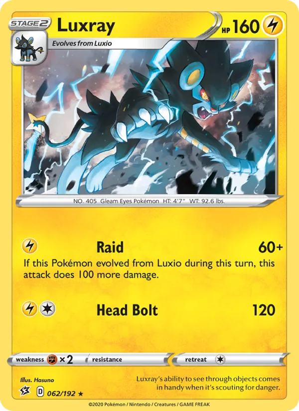 Luxray, Rebel Clash 062/192