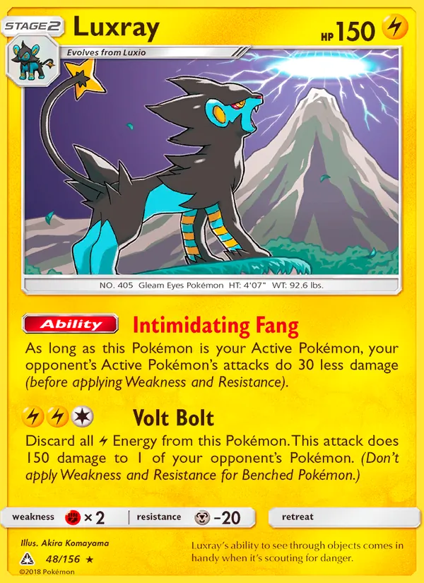 Luxray, Ultra Prism 048/156