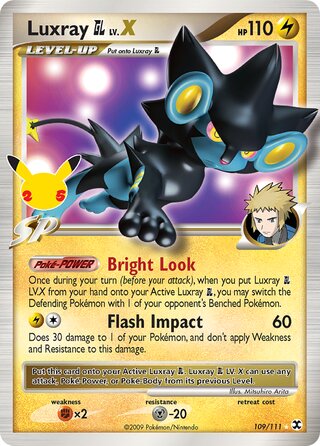 Luxray GL LV.X, Celebrations 109/111