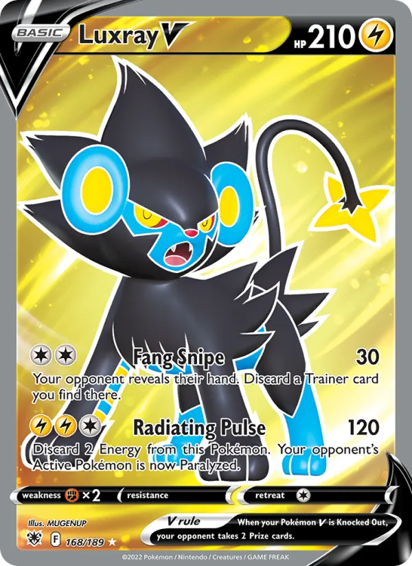 Luxray V, Astral Radiance 168/189
