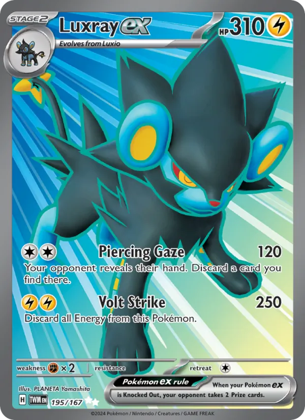 Luxray EX, Twilight Masquerade 195/167