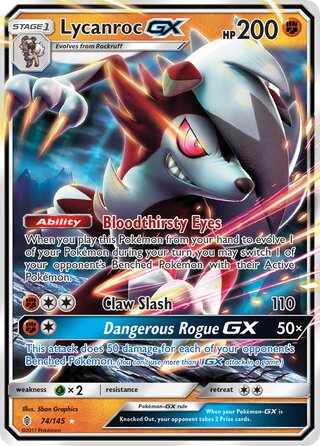 Lycanroc-GX, WC Deck 2018 (Buzzroc) 074/145