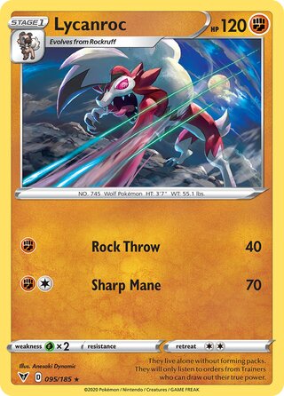 Lycanroc, Trick or Trade 2023 095/185