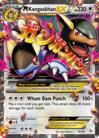 M Kangaskhan-EX, WC Deck 2014 (Crazy Punch) 079/106