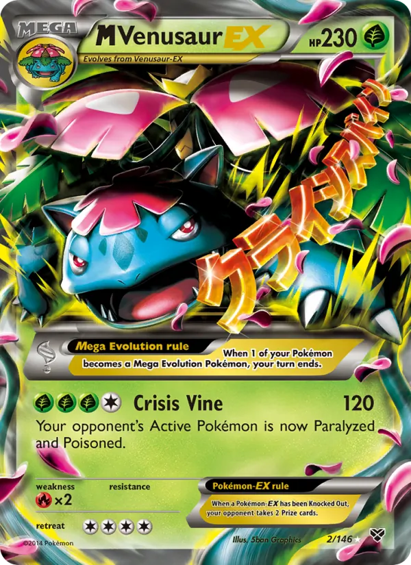 M Venusaur EX, XY 002/146