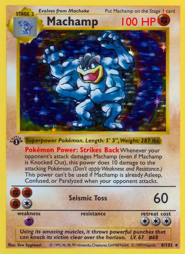 Machamp, Base 008/102