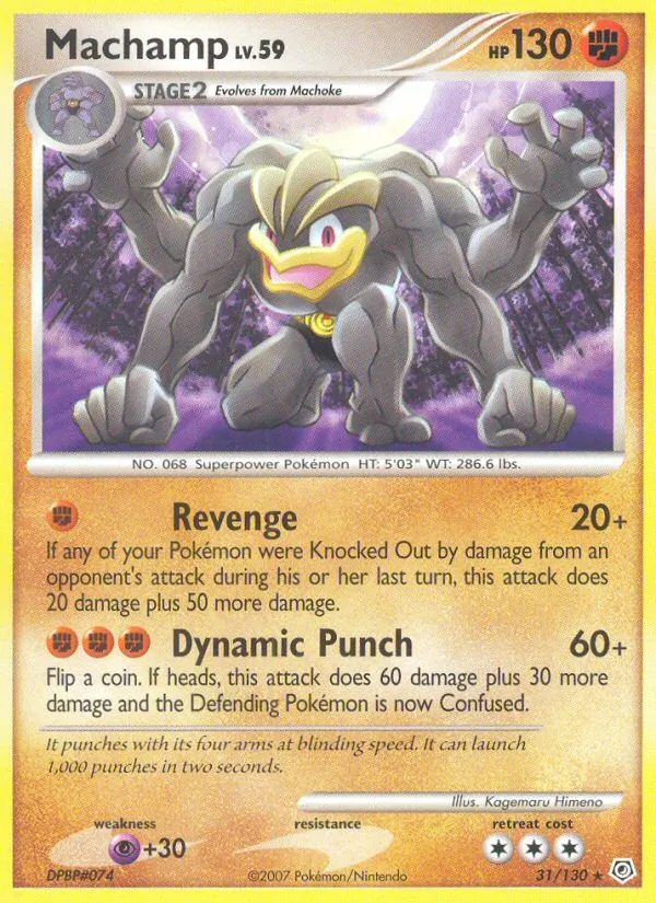 Machamp, Diamond & Pearl 031/130