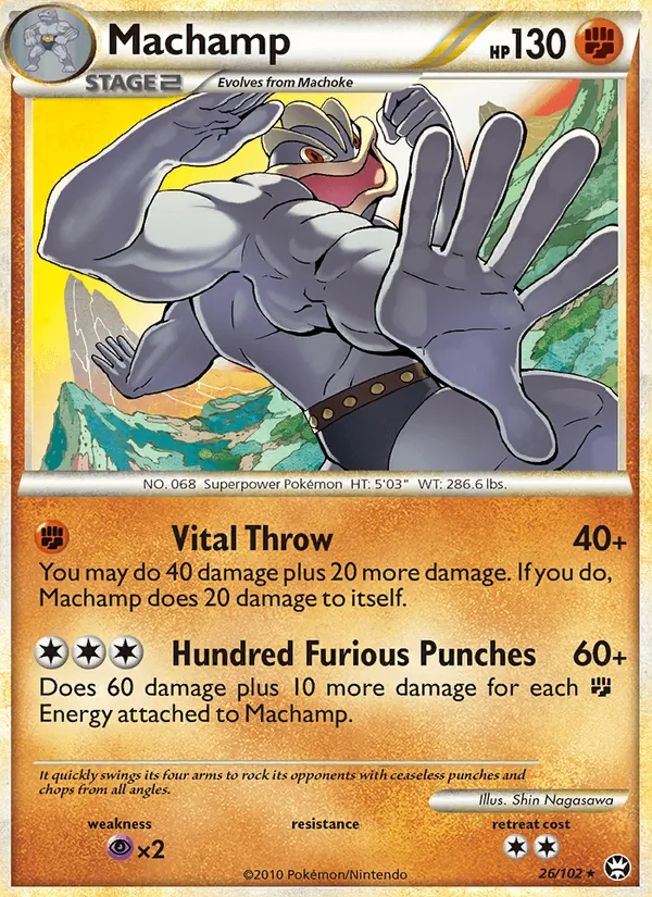 Machamp, Triumphant 026/102