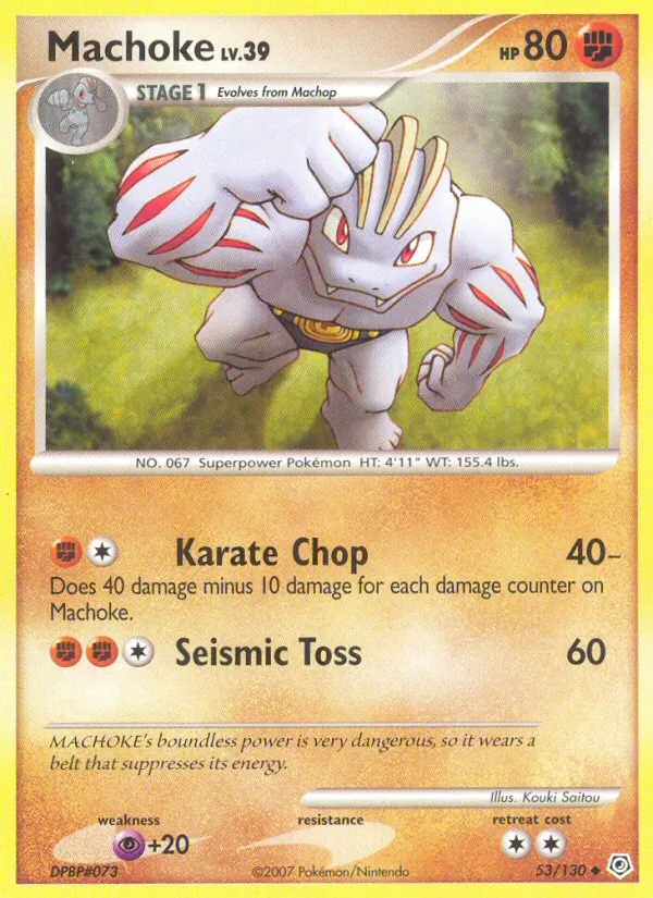Machoke, Diamond & Pearl 053/130