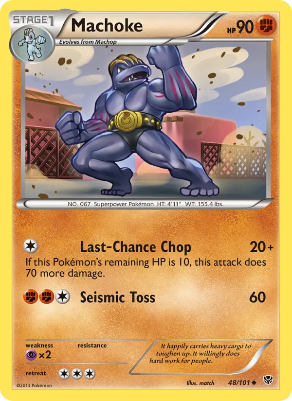 Machoke, Plasma Blast 048/101