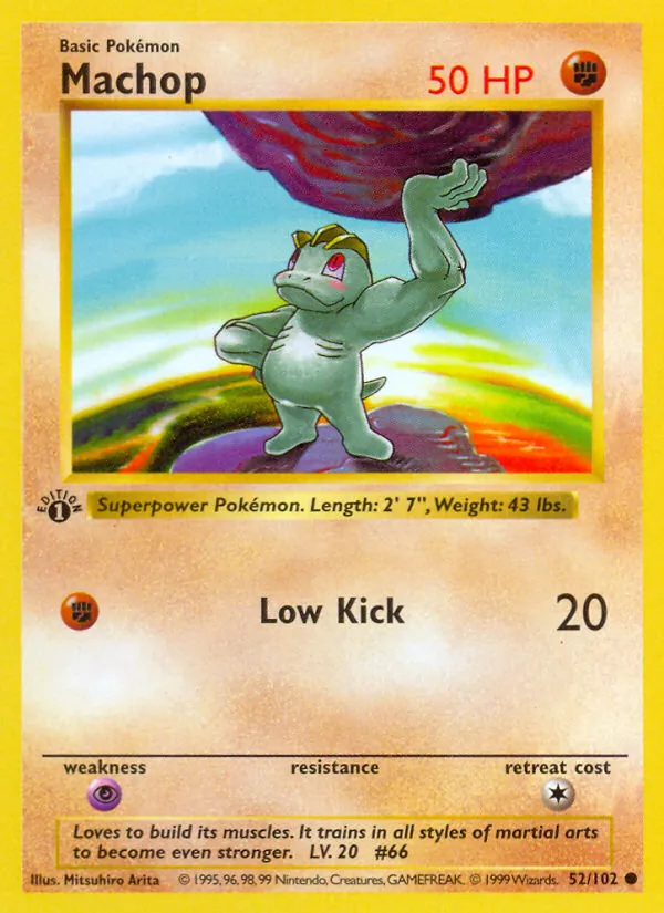 Machop, Base 052/102