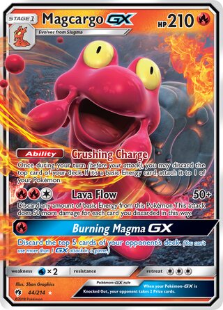 Magcargo-GX, WC Deck 2019 (Perfection) 044/214