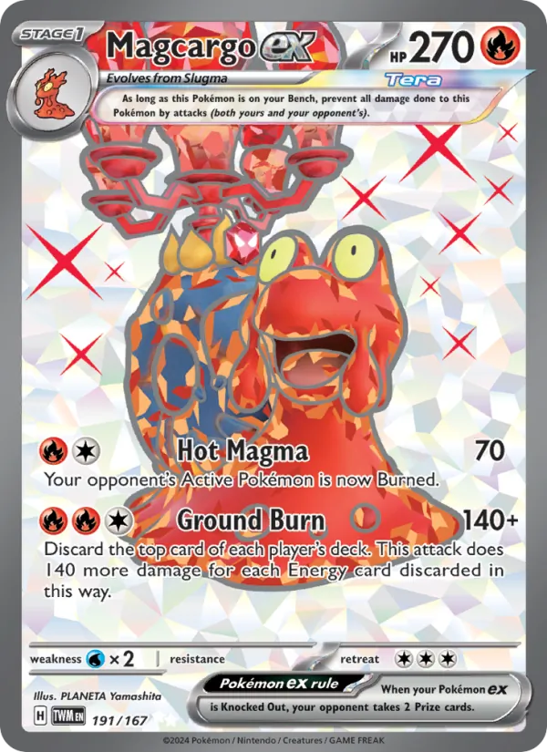 Magcargo EX, Twilight Masquerade 191/167