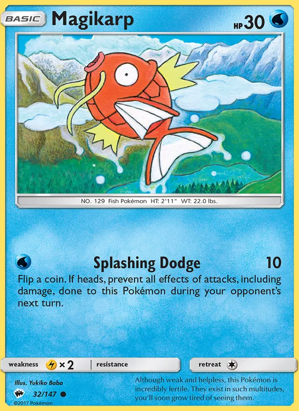 Magikarp, Burning Shadows 032/147