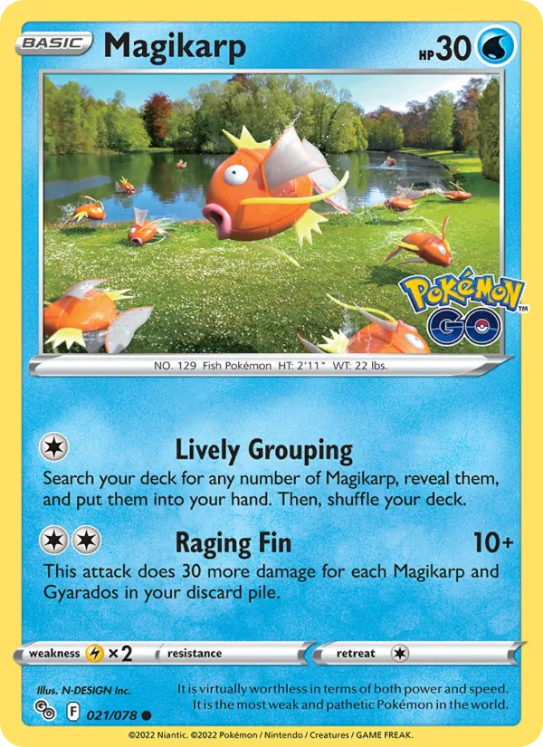 Magikarp, Pokémon GO 021/078