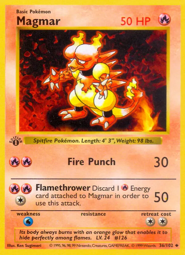 Magmar, Base 036/102