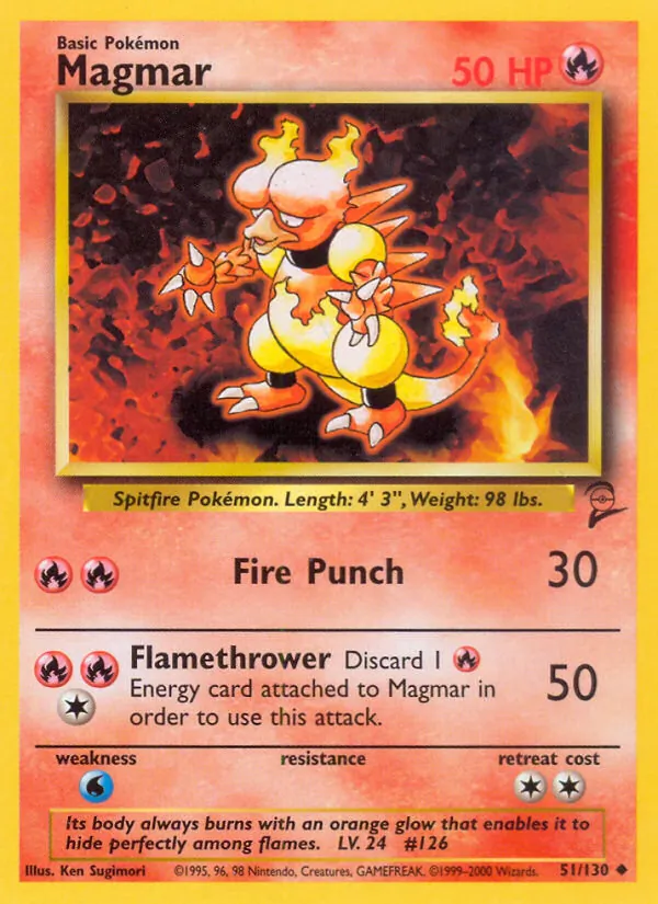Magmar, Base Set 2 051/130