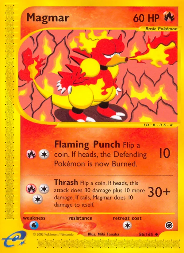 Magmar, Expedition Base Set 086/165