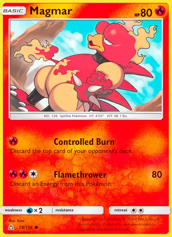 Magmar, Ultra Prism 018/156