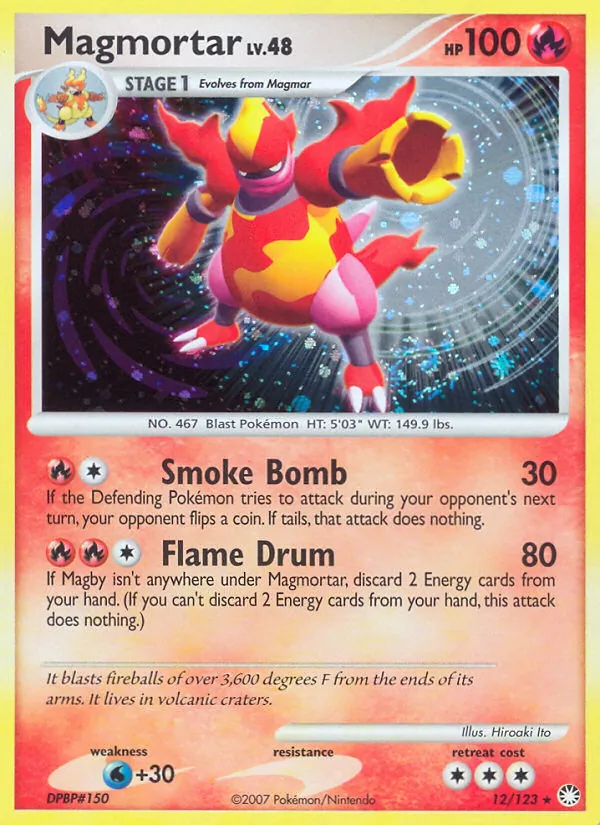 Magmortar, Mysterious Treasures 012/123