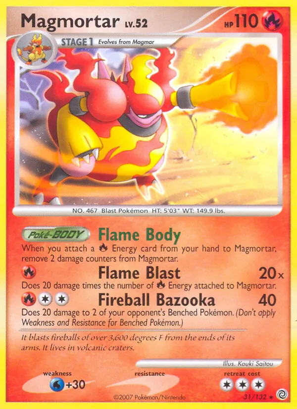 Magmortar, Secret Wonders 031/132