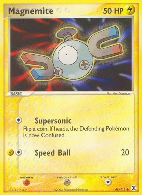 Magnemite, FireRed & LeafGreen 068/112