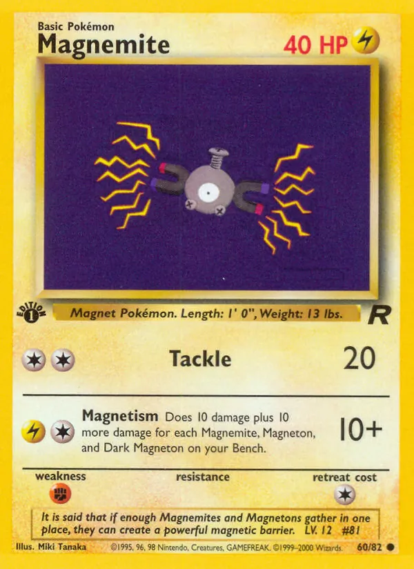 Magnemite, Team Rocket 060/082