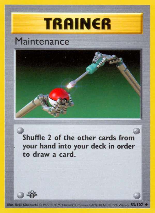 Maintenance, Base 083/102