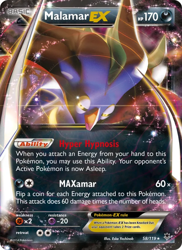 Malamar EX, Phantom Forces 058/119