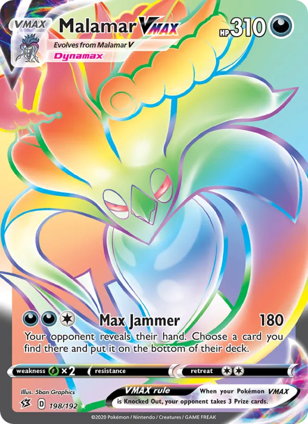 Malamar VMAX, Rebel Clash 198/192