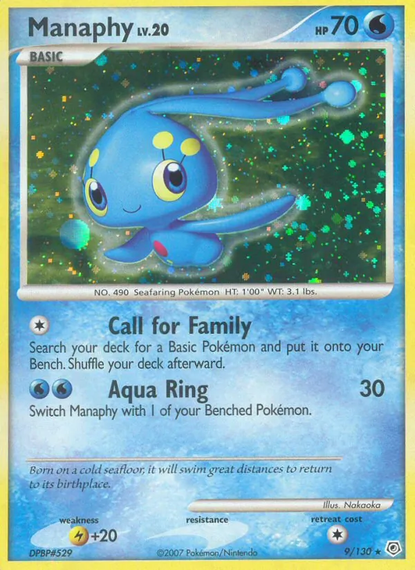 Manaphy, Diamond & Pearl 009/130