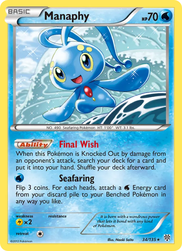 Manaphy, Plasma Storm 034/135