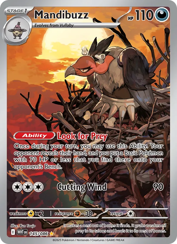 Mandibuzz, White Flare 145/086