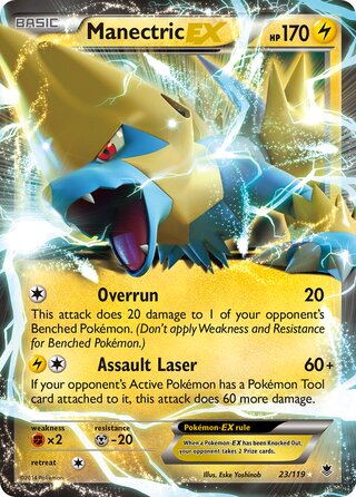 Manectric-EX, WC Deck 2015 (Punches 'n' Bites) 023/119