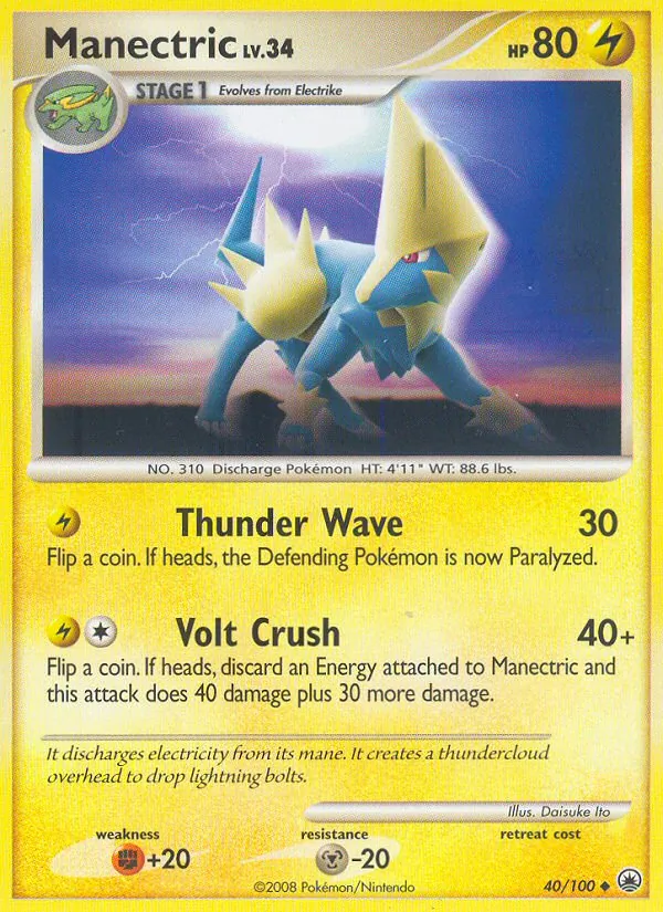 Manectric, Majestic Dawn 040/100