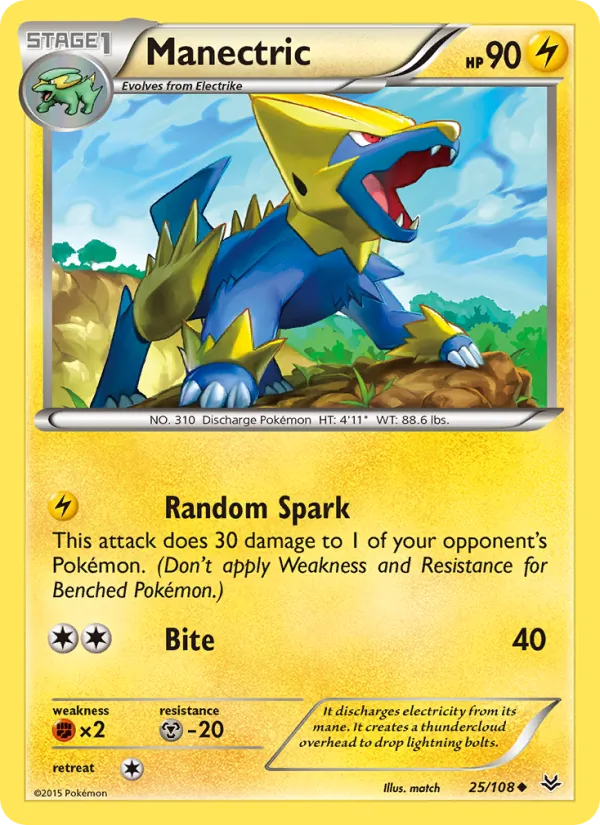 Manectric, Roaring Skies 025/108
