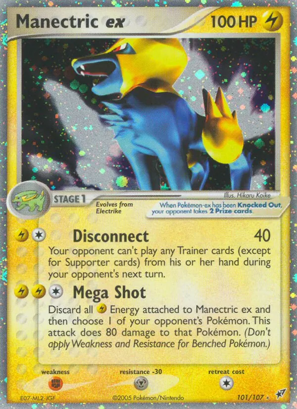 Manectric EX, Deoxys 101/107